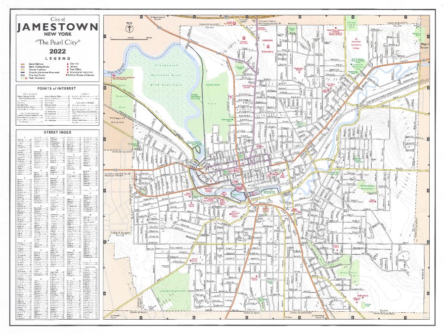 Street Map Jamestown City Map 2022 900x677