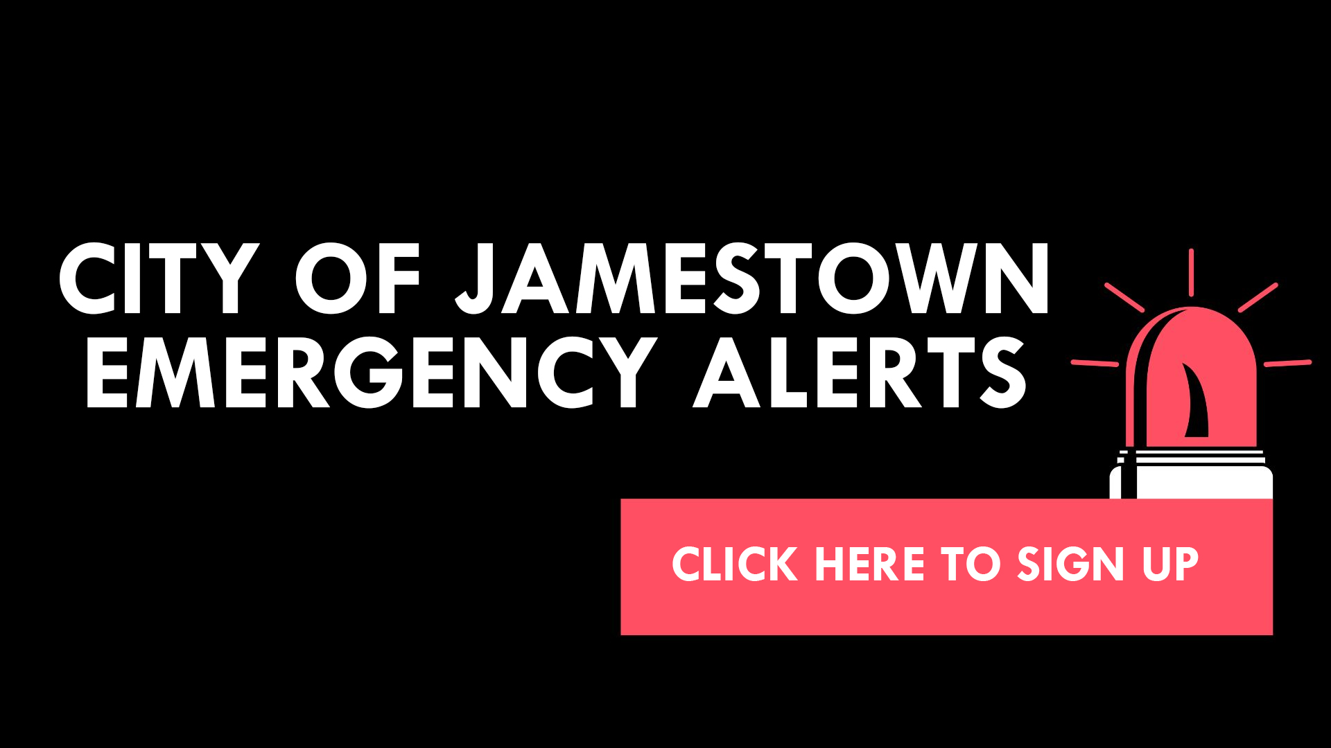 City of Jamestown Emergency Alerts